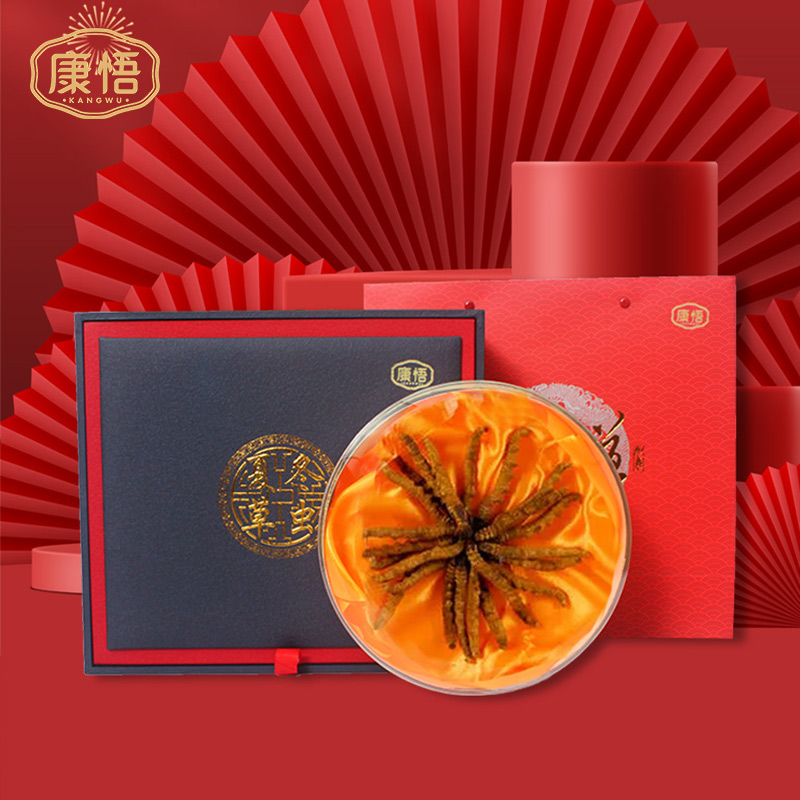 礼盒包装新款年货冬虫夏草过年送礼佳品